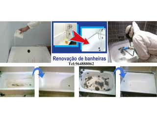 Renovação de banheiras - Esmaltagem de banheiras