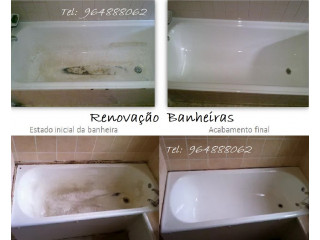 Renovação de banheiras - Esmaltagem de banheiras