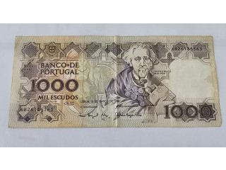 Nota 1000 escudos antiga