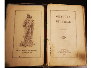 Livro Religioso 1928 Orações Diversas