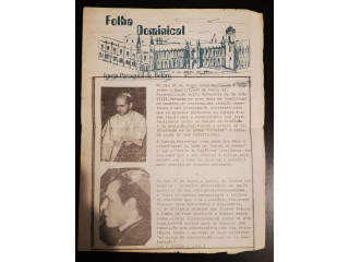 Documento antigo Religioso 1972