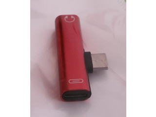 Adaptador usb tipo c para fone de ouvido